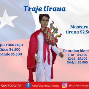 TRAJE TIRANA