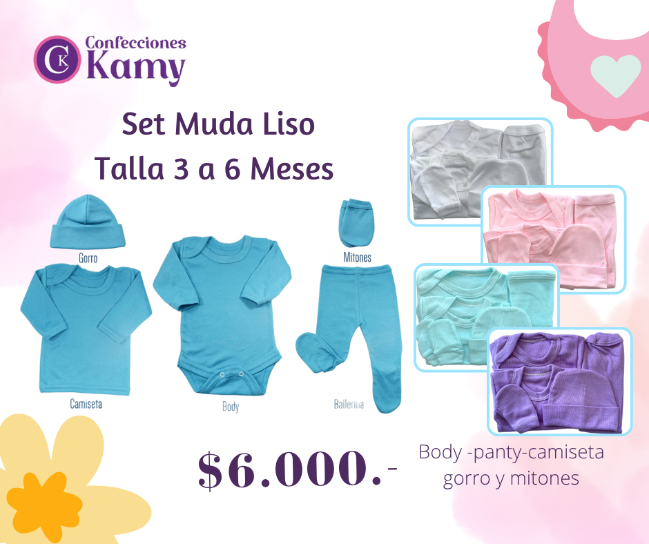 SET MUDA LISO 3/6 MESES
