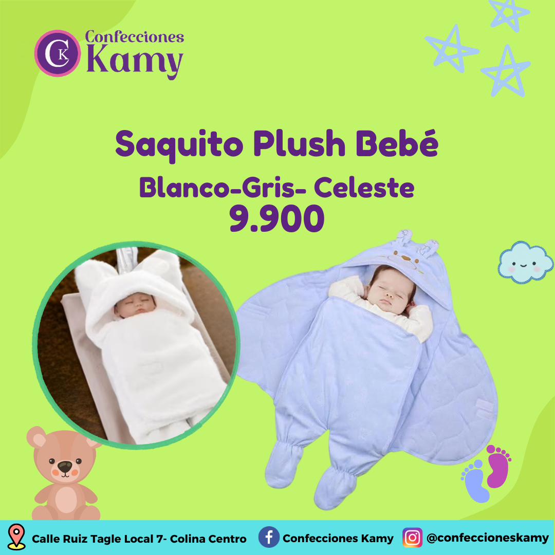 Saquito de Bebé Plush